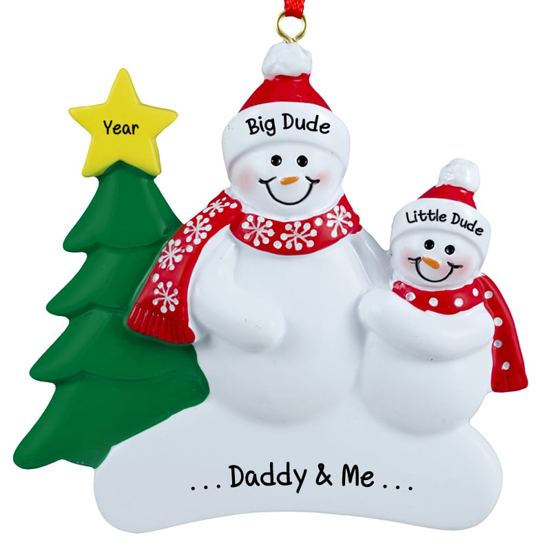 dad and son ornament