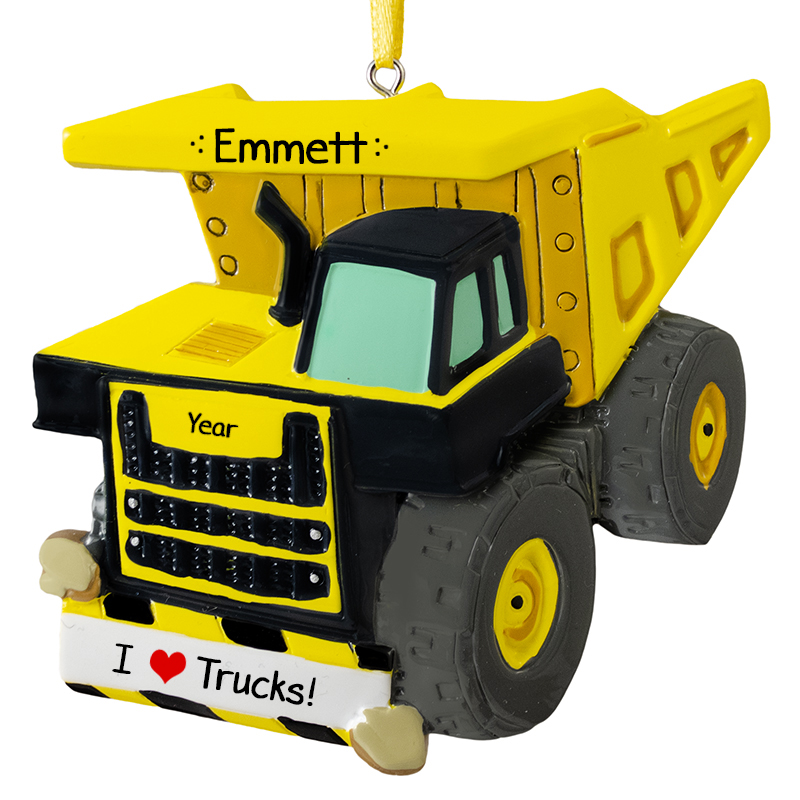 big yellow tonka dump truck
