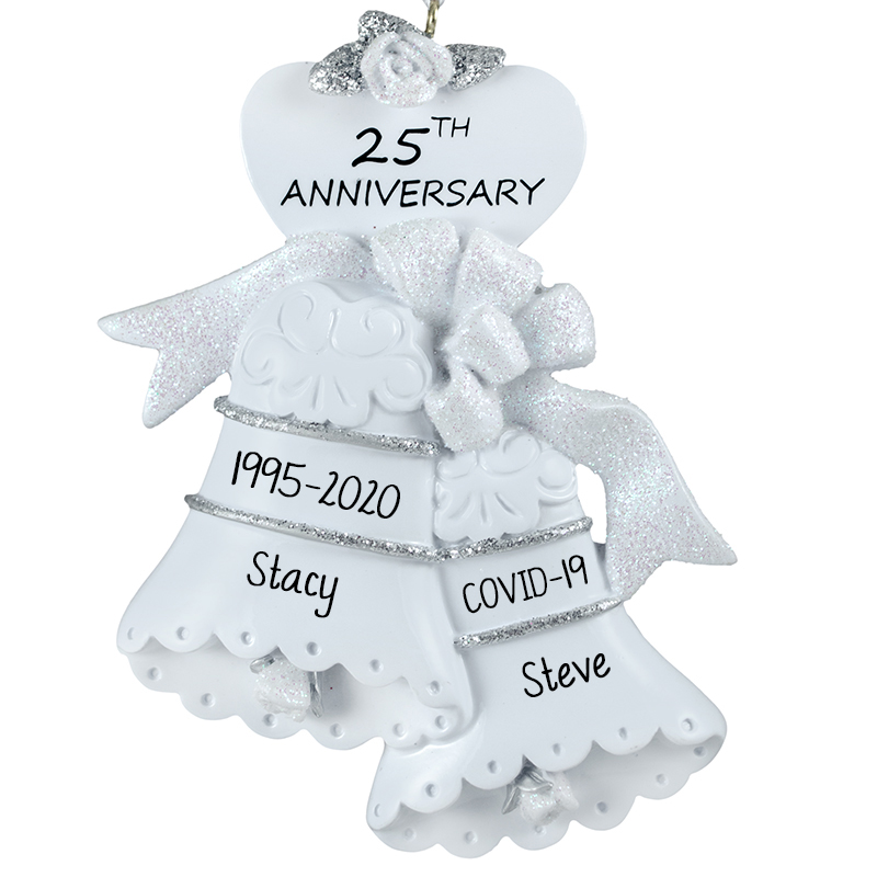 SILVER 25th Wedding Anniversary During 